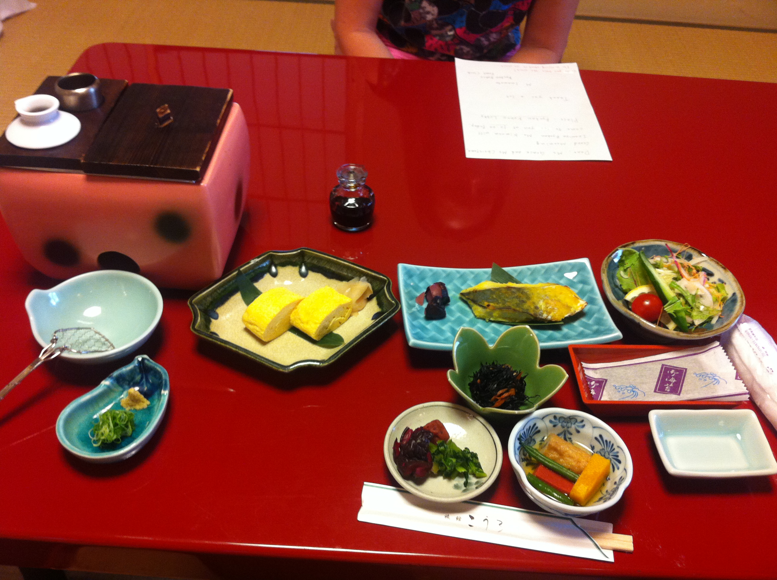 Japanese-style breakfast